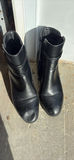Stefania Italy Black Ankle Boots Size 36 - thumbnail 3 of 3