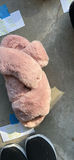 Nine West Pink Faux Fur Slippers - thumbnail 1 of 6