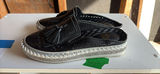 Black Tassel Slip-On Mules Size 37 - thumbnail 2 of 4