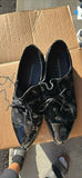 Django & Juliette Black Polka Dot Lace-Up Shoes - thumbnail 2 of 6