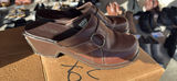 Jessica Sport Brown Leather Mule Clogs - thumbnail 3 of 4