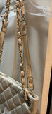 Quilted Metallic Crossbody Handbag - thumbnail 3 of 4