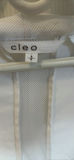 Cleo White Hooded Jacket Size Small - thumbnail 3 of 4