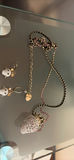 Betsey Johnson Skull Necklace and Earrings Set - thumbnail 1 of 3