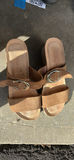 Pair of Brown Suede Slide Sandals - thumbnail 2 of 6