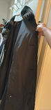 Black Patterned Faux Fur Coat - thumbnail 6 of 6