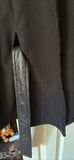 Black Cape-Style Jacket with Decorative Brooch - thumbnail 2 of 5