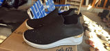 Black Knit Slip-On Sneakers - thumbnail 2 of 5