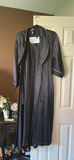 Black Satin Robe and Nightgown Set - thumbnail 1 of 4