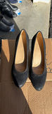 Naturalizer Black Textured Heeled Pumps - thumbnail 2 of 5