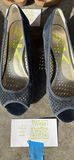 Anne Klein Sport Navy Blue Peep Toe Wedge Flats Size 7M - thumbnail 1 of 5