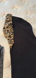 Black Gloves and Knit Scarf with Faux Fur Trim - thumbnail 4 of 4