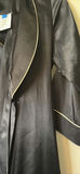 Black Satin Robe and Nightgown Set - thumbnail 2 of 4