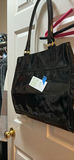 Black Patent Leather Tote Handbag - thumbnail 2 of 3