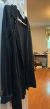 Sioni Black Open Front Cardigan Sweater - thumbnail 5 of 5
