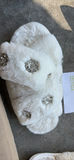 Jessica Simpson White Faux Fur Slippers - thumbnail 1 of 5