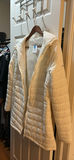 Eddie Bauer White Hooded Puffer Jacket Size Small - thumbnail 1 of 4