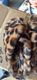 SODA Leopard Print Faux Fur Slippers - thumbnail 3 of 6