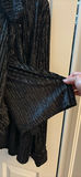 House of Harlow 1960 Black Metallic Ribbed Top and Jacket Set - thumbnail 6 of 7