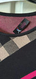 Long Sleeve Patterned Knit Tunic Top - thumbnail 3 of 4