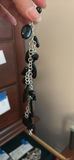 Black Beaded Necklace and Matching Earrings - thumbnail 3 of 4
