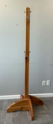 Solid Wood Coat Rack. - Image 1 of 4