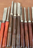 Assorted woodworking chisels and razor saw blades - thumbnail 2 of 3
