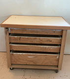 Rolling Work Top Cabinet With Four Drawers for workshop - thumbnail 4 of 4