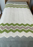 Three Hand Knit Throws, King Size Fleece Blanket - thumbnail 1 of 6