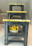 Red hand truck, roller stands and sawhorses - thumbnail 2 of 7