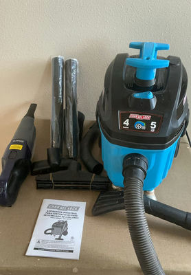 Channel Lock 4-Gallon Wet/Dry Vacuum and Shark Cordless Handheld Vacuum with Accessories - Image 1 of 5