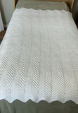 Three Hand Knit Throws, King Size Fleece Blanket - thumbnail 4 of 6