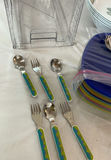 Colorful kitchenware set with mugs, bowls, plates, utensils and organizers - thumbnail 5 of 6