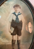 3 Oval Framed Antique Photos Of Children - thumbnail 4 of 5
