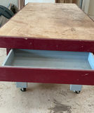 Home Built Powered Wheeled Work Bench With Two Drawers - thumbnail 2 of 8