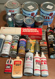 Assorted Paints, Primers, Adhesives, Lubricants, and Maintenance Supplies - thumbnail 1 of 6