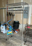 Rolling Steel Clothing Rack, Shoe Rack, And More - thumbnail 1 of 5