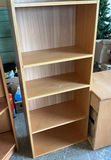 Solid Oak Bookshelf, Nightstand And Oval Mirror - thumbnail 6 of 8