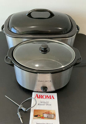 Aroma Roaster Oven And Crockpot - Image 1 of 7