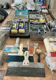Paint supplies, tools, and ladder - thumbnail 1 of 14