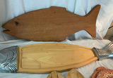 Fish-themed wooden and metal kitchen utensils and decor - thumbnail 4 of 4