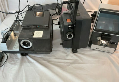Vintage 8mm Film Projectors and Viewer - Image 1 of 8