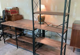 Wood Grain Metal Shelving - thumbnail 1 of 3