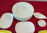 Dansk handpainted dinnerware with colorful square plates - thumbnail 2 of 5