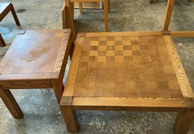 Mid-70’s Solid Oak Occasional Tables - Image 1 of 4