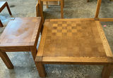 Mid-70’s Solid Oak Occasional Tables - thumbnail 1 of 4