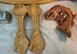 Fish-themed wooden and metal kitchen utensils and decor - thumbnail 2 of 4