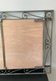 Pair Of Silver Toned Metal Framed Wall Mirrors - thumbnail 5 of 5