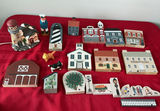 Wooden town buildings and village figures set - thumbnail 1 of 5