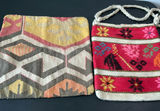 Assortment of Ethnic Textiles, inc Kilm pillow case - thumbnail 1 of 6